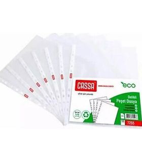 Cassa Eco 30 Mikron 100'lü 10 Paket Poşet Dosya