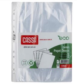 Cassa Eco 30 Mikron 100'lü 30 Paket Poşet Dosya