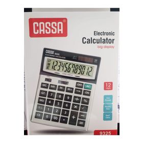 Cassa Elektronik Masa Üstü 12 Hane 9325 Hesap Makinası