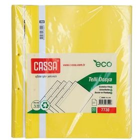 Cassa Sarı 50'li Telli Dosya