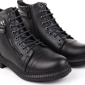 Castle Black 20911-1 Hakiki Deri Günlük Kadın Bot