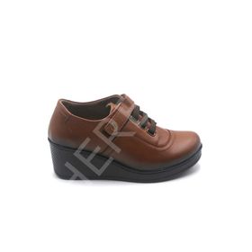 Castle Black 22521-1 Taba Kadın Dolgu Topuklu Ayakkabı
