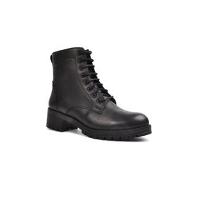 Castle Black 2680-1 Siyah Hakiki Deri Kadın Bot
