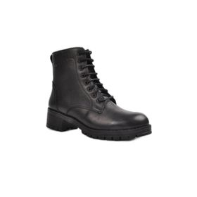 Castle Black 2680-1 Siyah Hakiki Deri Kadın Bot