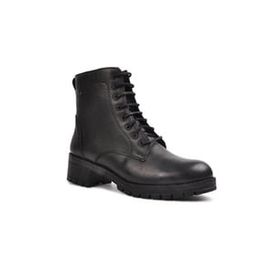 Castle Black 2680-1 Siyah Hakiki Deri Kadın Bot