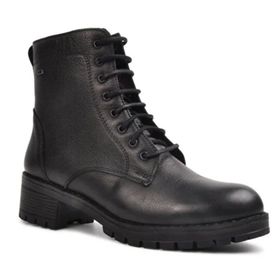 Castle Black 2680-1 Siyah Hakiki Deri Kadın Bot