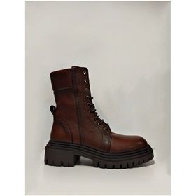 Castle Black 9233-1 Taba Hakiki Deri Kadın Bot