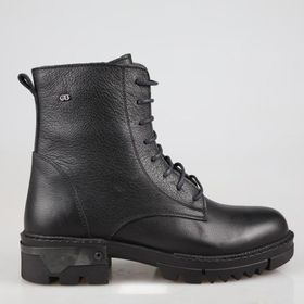 Castle Black 92537 Siyah Hakiki Deri Kadın Bot