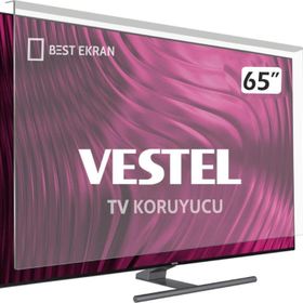 Castmax 3 mm Vestel 65Q9900 Uyumlu TV Ekran Koruyucu