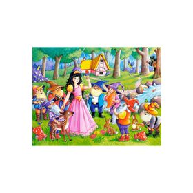 Castorland 66032 Snow White and the Seven Dwarfs 60 Parça Çocuk Puzzle