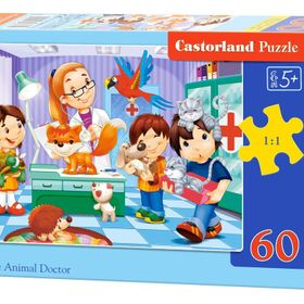 Castorland 6847 Veteriner 60 Parça Çocuk Puzzle
