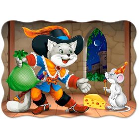 Castorland Çizmeli Kedi 30 Parça Puzzle