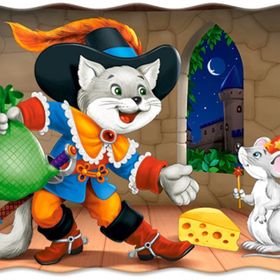 Castorland Çizmeli Kedi 30 Parça Puzzle