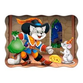 Castorland Çizmeli Kedi 30 Parça Puzzle