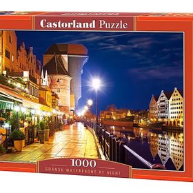Castorland Gdansk Waterfront at Night 1000 Parça Puzzle