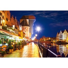 Castorland Gdansk Waterfront at Night 1000 Parça Puzzle