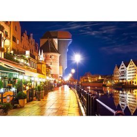 Castorland Gdansk Waterfront at Night 1000 Parça Puzzle