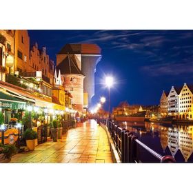 Castorland Gdansk Waterfront at Night 1000 Parça Puzzle