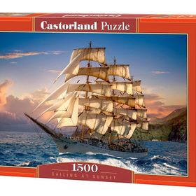 Castorland Gün Batımında Yelkenli 1500 Parça Puzzle