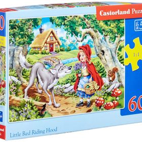 Castorland Kırmızı Başlıklı Kız 60 Parça Puzzle