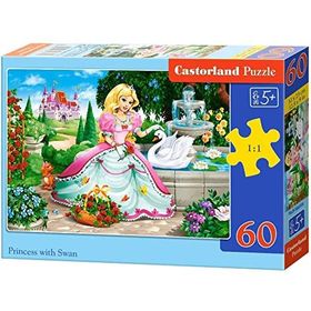 Castorland Prenses ve Beyaz Kuğu 60 Parça Puzzle