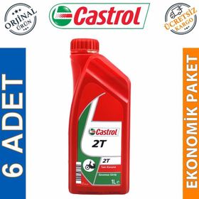 Castrol 2t 1 Lt 6'li 2 Zamanlı Mineral Bazlı Motosiklet Yağı
