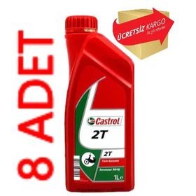 Castrol 2t 1 Lt 8'li 2 Zamanlı Mineral Bazlı Motosiklet Yağı