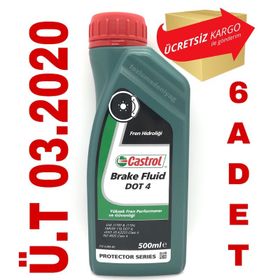 Castrol Brake Fluid Dot 4 500 ml 6'lı Fren Yağı