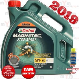 Castrol Magnatec 5W-30 4 lt Motor Yağı + Cam Sabunu