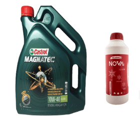 Castrol Magnatec B4 10w-40 4 Litre Diesel Motor Yağı + Kırmızı Antifriz
