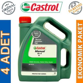Castrol Manual 90 GL-4 3 lt Şanzıman ve Diferansiyel Yağı