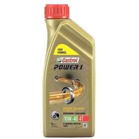 Castrol Power 1 4T 10W-40 1 lt 4 Zamanlı Motosiklet Motor Yağı