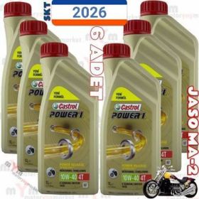 Castrol Power 1 Scooter 4T 10W40 - 1 lt 6'lı Motorsiklet Yağı