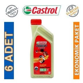 Castrol Power 1 Scooter 4T 10W40 - 1 lt 6'lı Motorsiklet Yağı