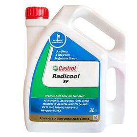 Castrol Radicool SF 3 lt Organik Kırmızı Antifriz