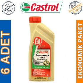 Castrol Transmax Dexron III 1 lt 6'lı Otomatik Şanzıman Yağı
