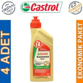 Castrol Transmax Dual 1 Lt 4'lü Çift Kavramalı Şanzıman Yağı