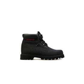 Cat 015F101071 Black Glıtter Deri Siyah Colorado İridencent Zip Çocuk Botu