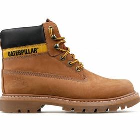 Cat 015M100031 Colorado Siyah Baskılı Deri Erkek Bot