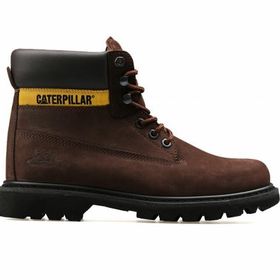 Cat 015M100031 Colorado Siyah Baskılı Deri Erkek Bot