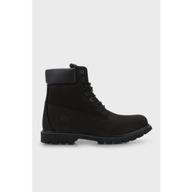 Cat 015M101377 Clovis Black Nubuk Hakiki Deri Erkek Bot