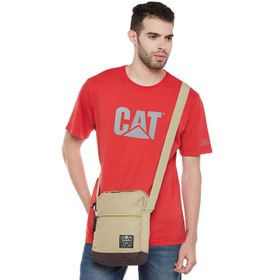 Cat 83144 Bej Askılı Erkek Postacı Çanta