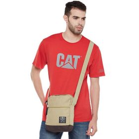 Cat 83144 Bej Askılı Erkek Postacı Çanta