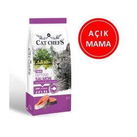 Cat Chefs 1 kg Kısırlaştırılmış Somonlu Açık Kedi Maması