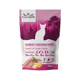 Cat Chefs 80 gr Cheesy Chicken Bites Peynirli Tavuklu Ödül