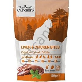 Cat Chefs 80 gr Ciğerli Tavuk Etli Kedi Ödülü