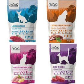 Cat Chefs Karışık 4x80 gr Kedi Ödül Maması