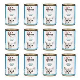 Cat Choice 12x400 gr Somon Balıklı Kedi Konservesi