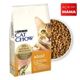 Cat Chow Adult 1 kg Somonlu Yetişkin Açık Kedi Maması