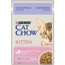 Cat Chow Kitten Kuzu Etli Pouch Yavru 12x85 gr Kedi Maması